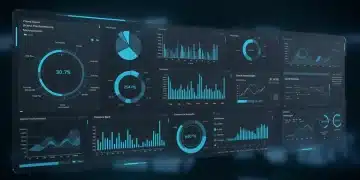 Advanced digital dashboard showcasing brand equity metrics for 2025