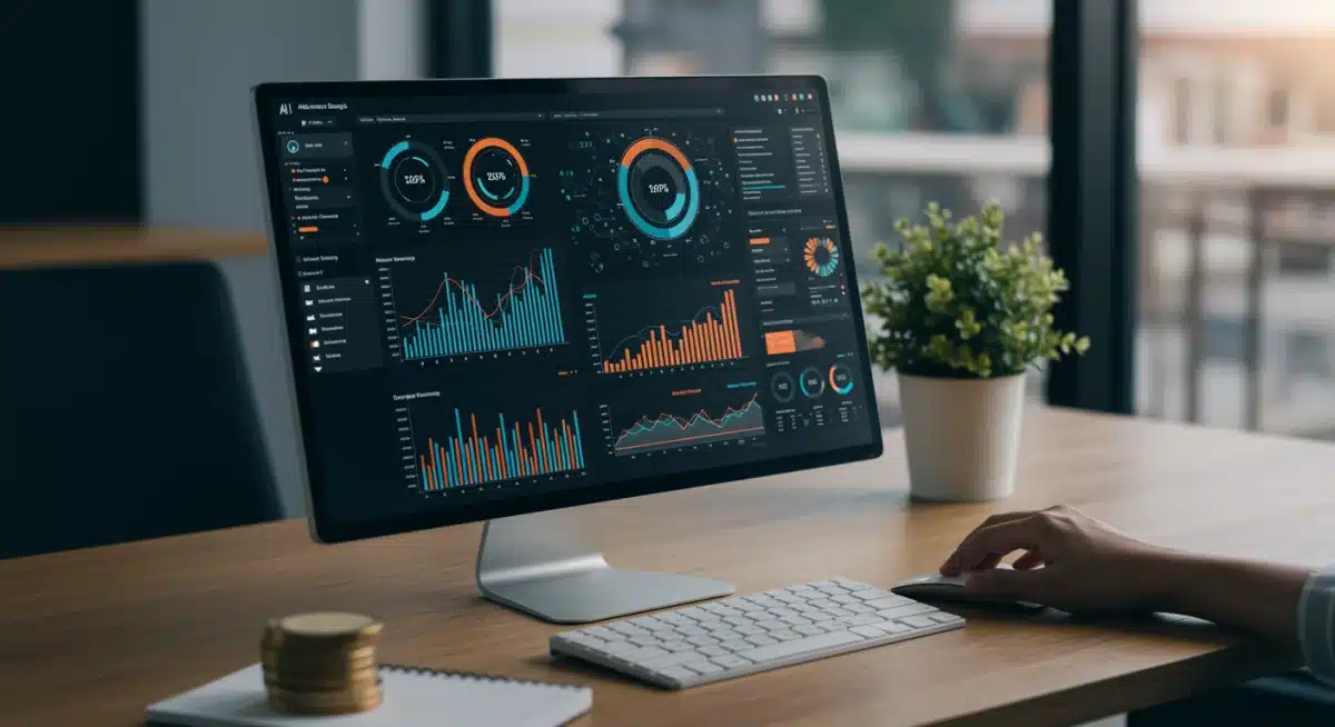 Digital marketing dashboard powered by AI for enhanced campaign analytics and automation.