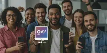 Employees actively sharing company content on social media, enhancing brand image.