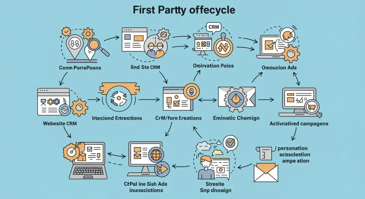 First-party data lifecycle: collection, analysis, activation, and optimization
