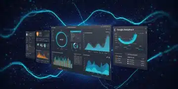 GA4 dashboard illustrating paid ad campaign performance metrics and optimization strategies for Q1 2025.