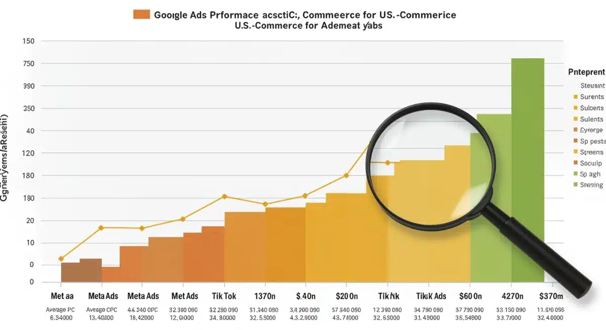 Comparative analysis of key metrics for leading paid advertising platforms