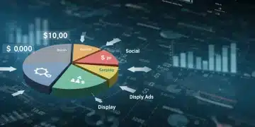 Strategic allocation of $10,000 monthly ad budget for maximum return on investment in 2025.